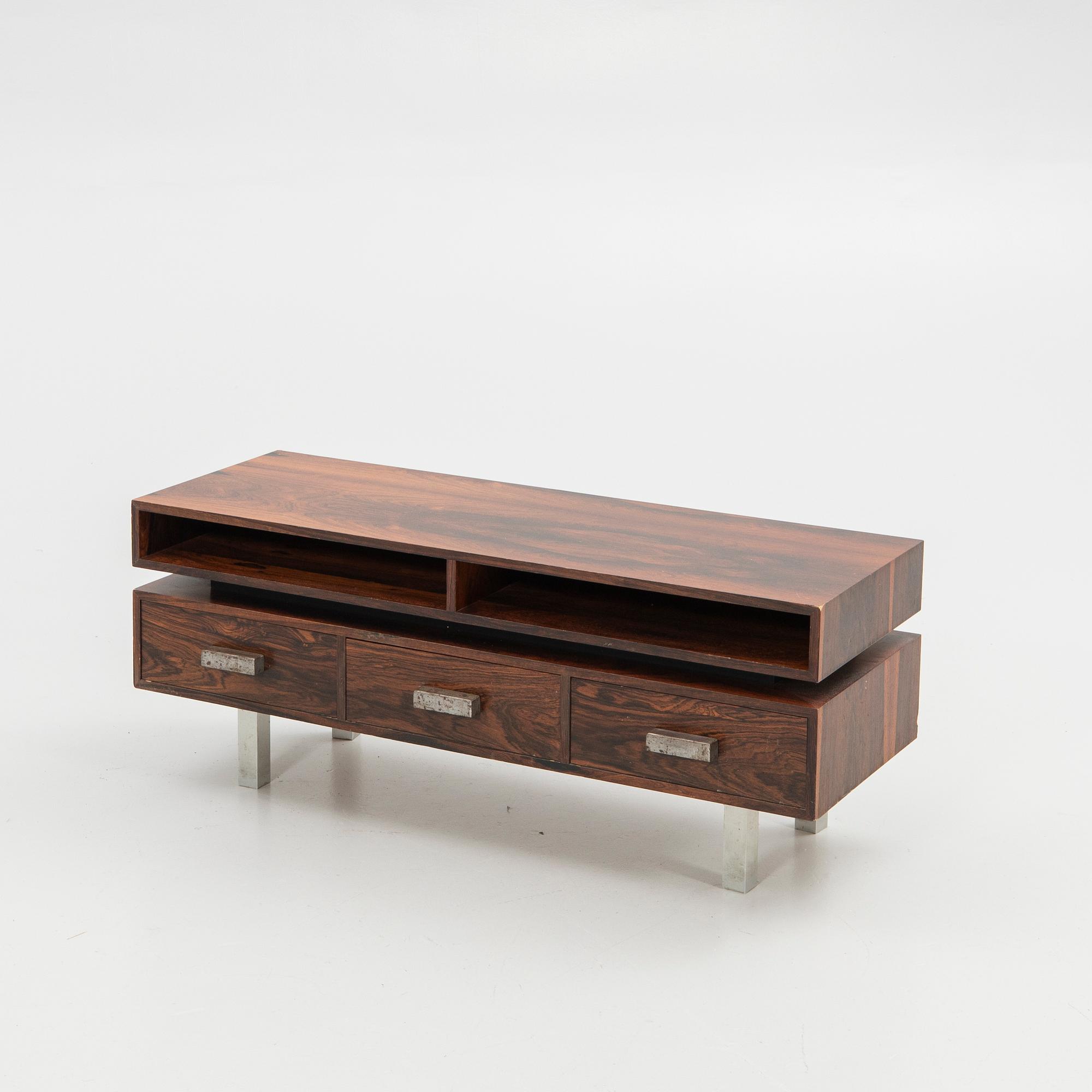 Hallway cabinet with mirror, "Ambassador", AB Nybrofabriken, Fröseke, 1960s.