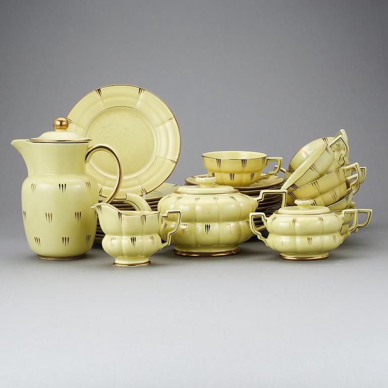 SERVISDELAR, 26, delar, flintgods, "Royal", Arthur Percy, Gefle. I produktion 1952-1960.