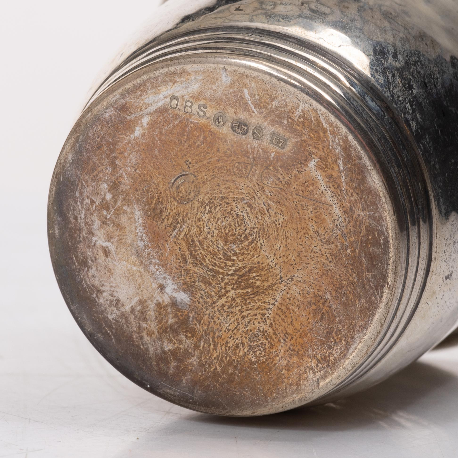 Trophies/cups and bowl, 6 pcs, silver, Sweden and Denmark, including K Anderson, Stockholm 1925.