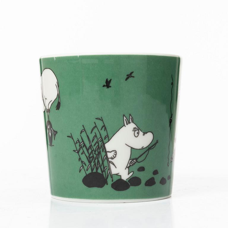 Muminmugg, "Mörk grön", Arabia, Finland.