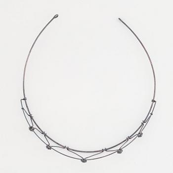 Sterling silver diadem.