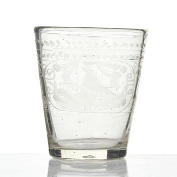Bägarglas, 1700-tal.