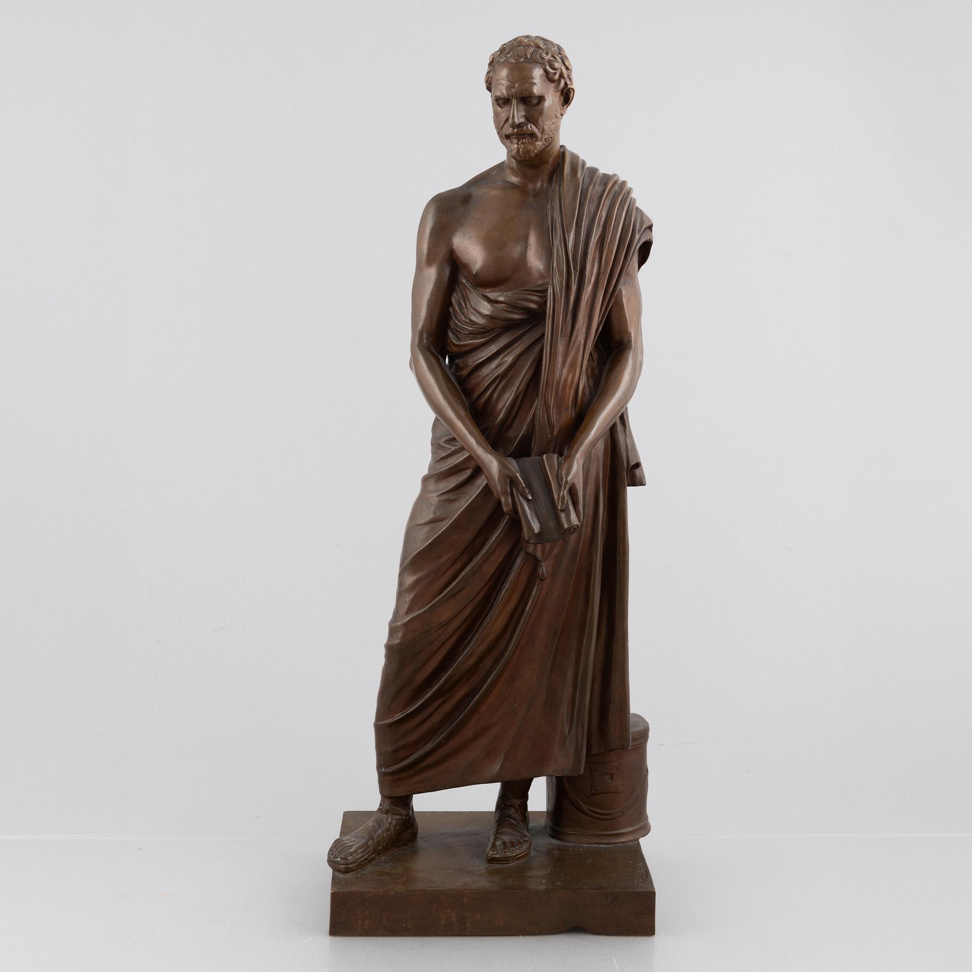 Decorative sculpture, Learned man.