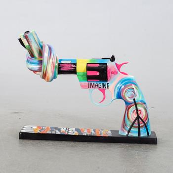 CARL FREDRIK REUTERSWÄRD, Non-Violence Project Foundation skulptur numrerad 5/8.
