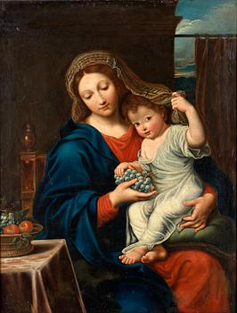 424. Abraham Janssens Hans efterföljd, Madonnan med barnet.