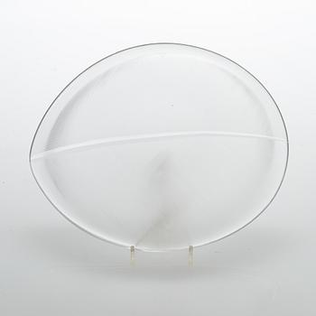 Tapio Wirkkala, skål, glas, modell 3337, signerad Tapio Wirkkala Iittala.
