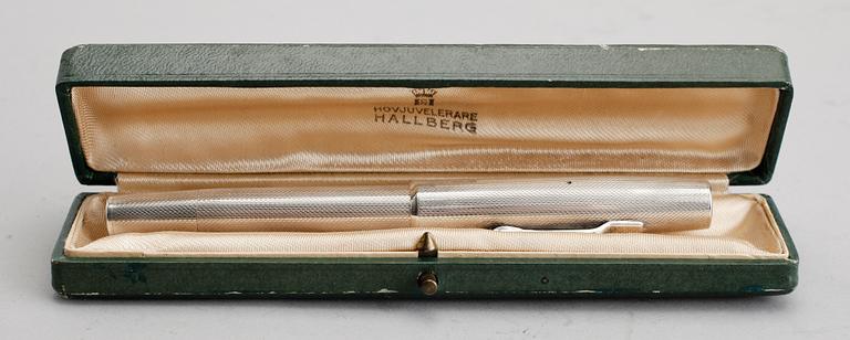 RESERVOIRPENNA, sterlingsilver, 1950-tal.