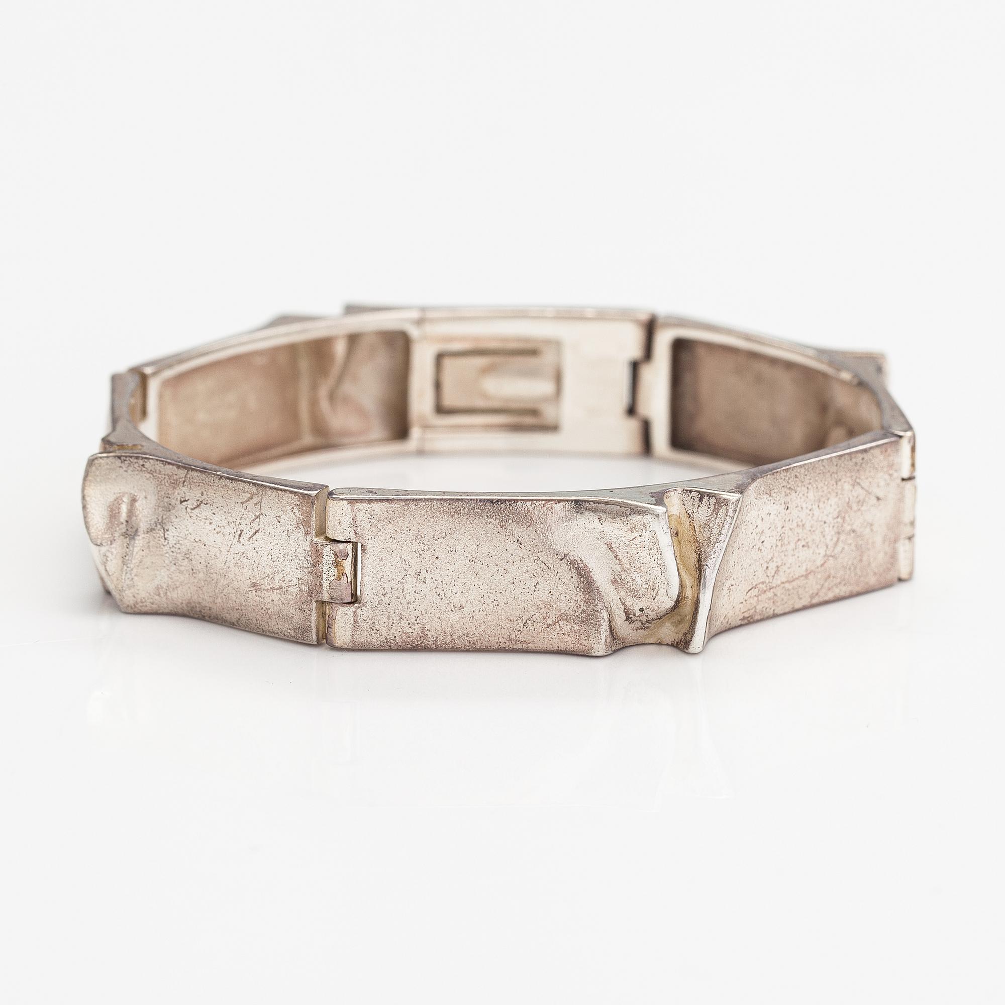 Björn Weckström, Armband "Ceres", sterlingsilver. Lapponia 1973.