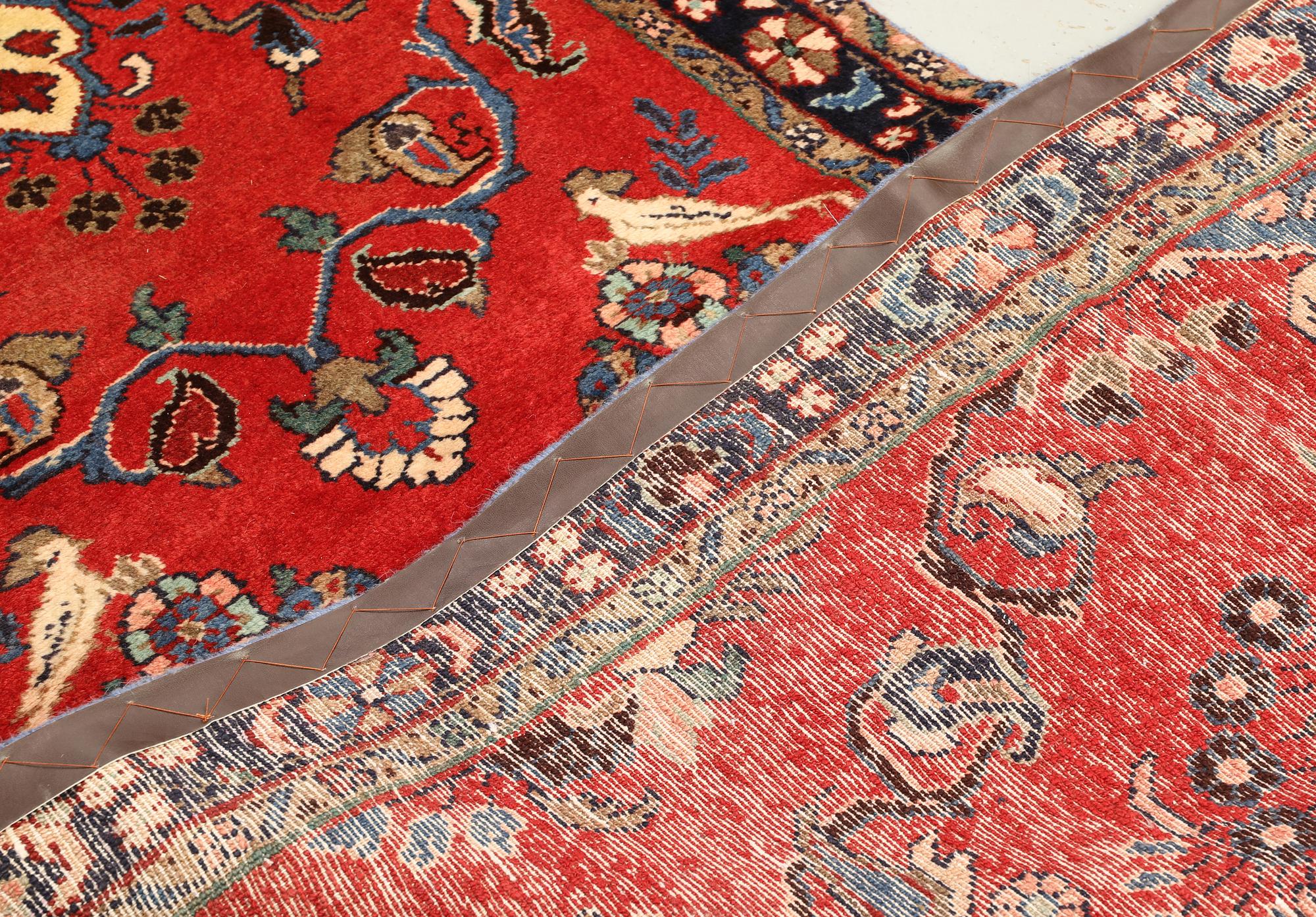 A Figural Hamadan runner carpet, 515 x 90 cm.