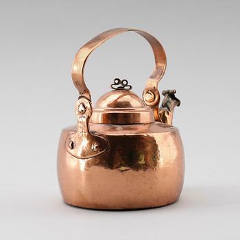 KAFFEPANNA, koppar, 1800-tal.