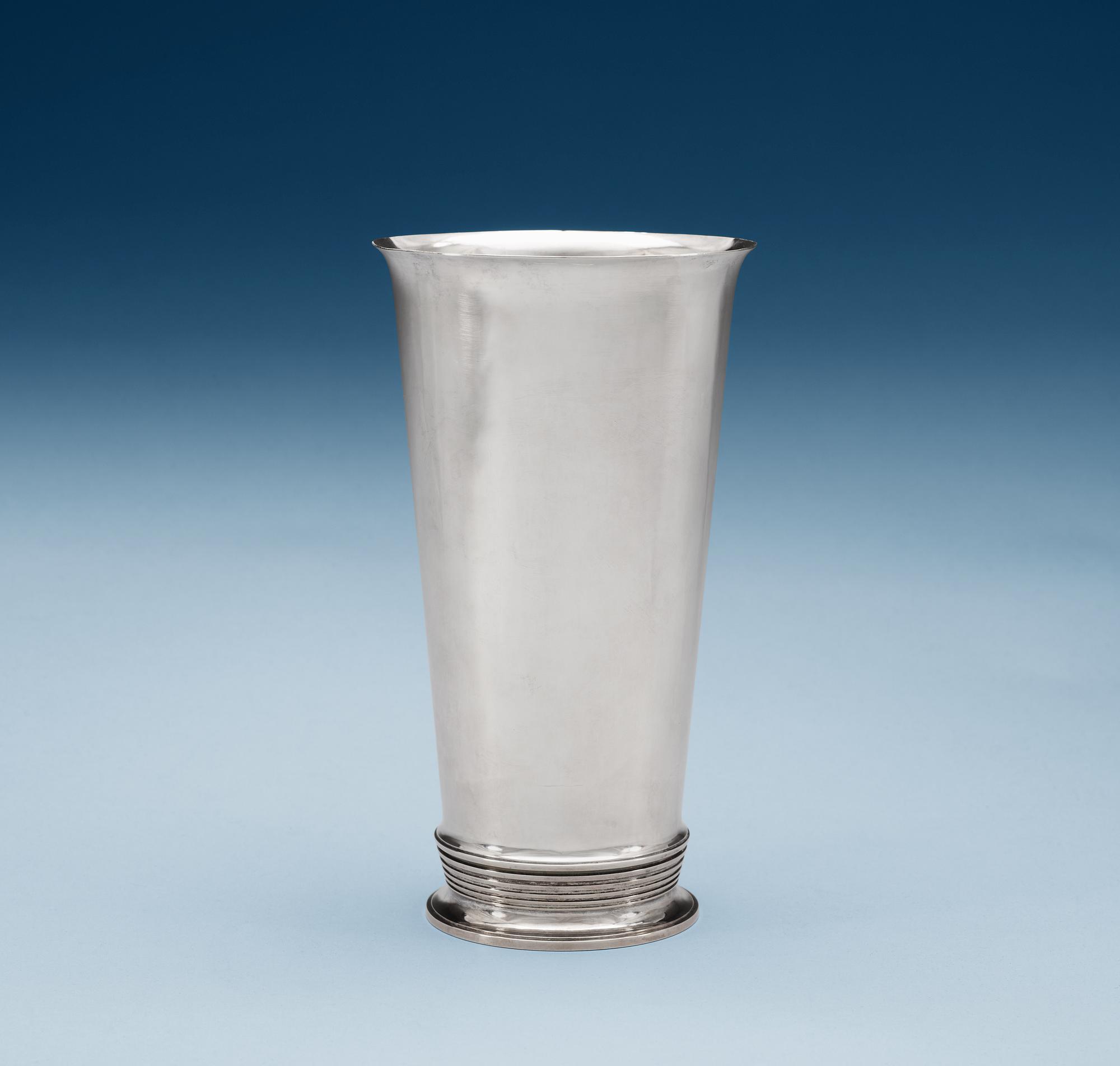 An Atelier Borgila sterling vase,