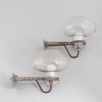 A pair of Swedish Modern wall lamps, ASEA, mid-20th Century.