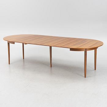Carl Malmsten, a walnut dining table, Åfors, end of the 20th Century.