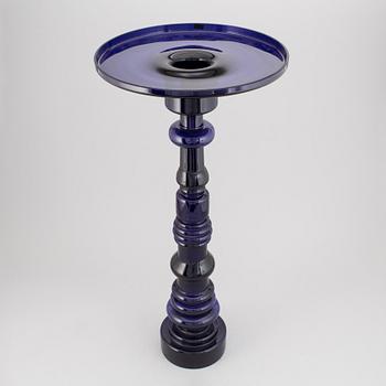 Oiva Toikka, a glass candlestick, Nuutajärvi, Notsjö, Finland 1973.