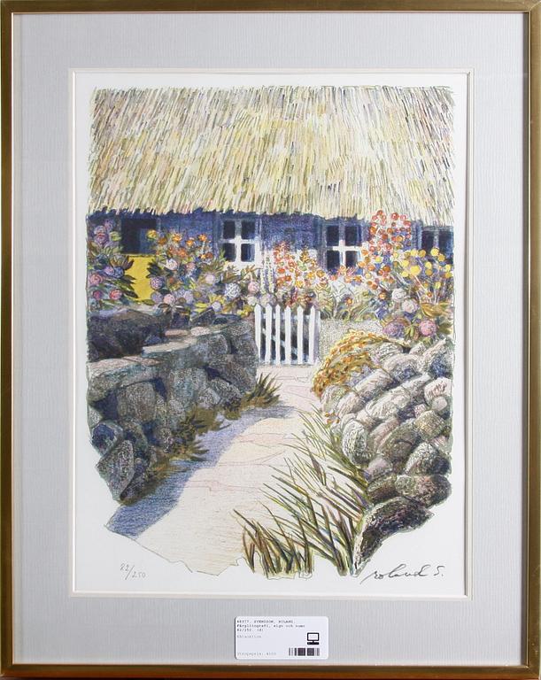 SVENSSON, ROLAND. Färglitografi, sign och numr 82/250.