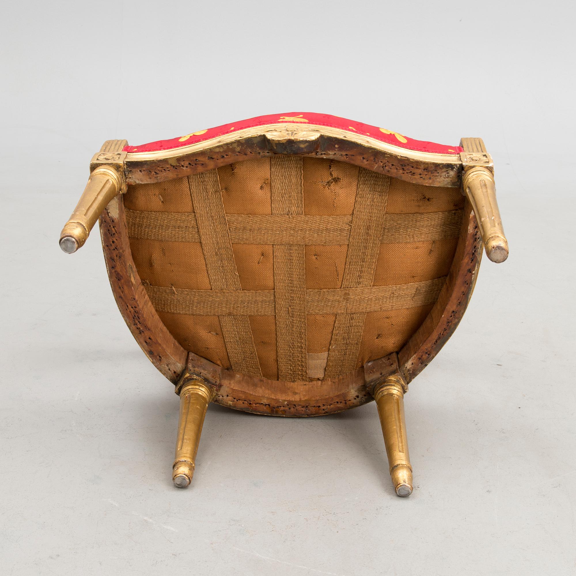 GUSTAVIANSK STOL, Stockholm, 1700-talets slut.