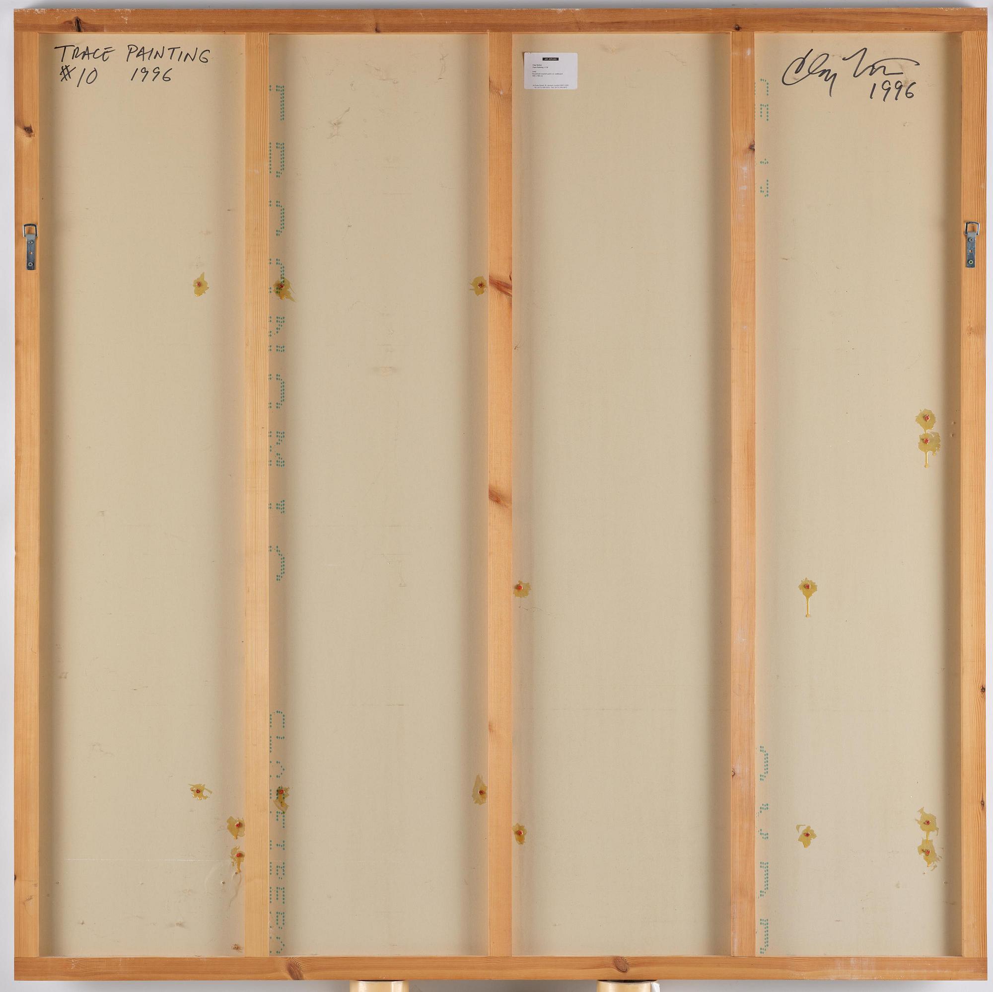 Clay Ketter, "Trace painting #10".