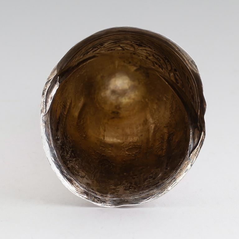 FIGUR, silver, möjligen Frankrike. Vikt ca 410 gram.