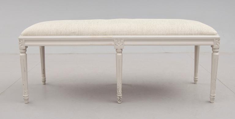 BÄNK, gustaviansk stil, sent 1900-tal.