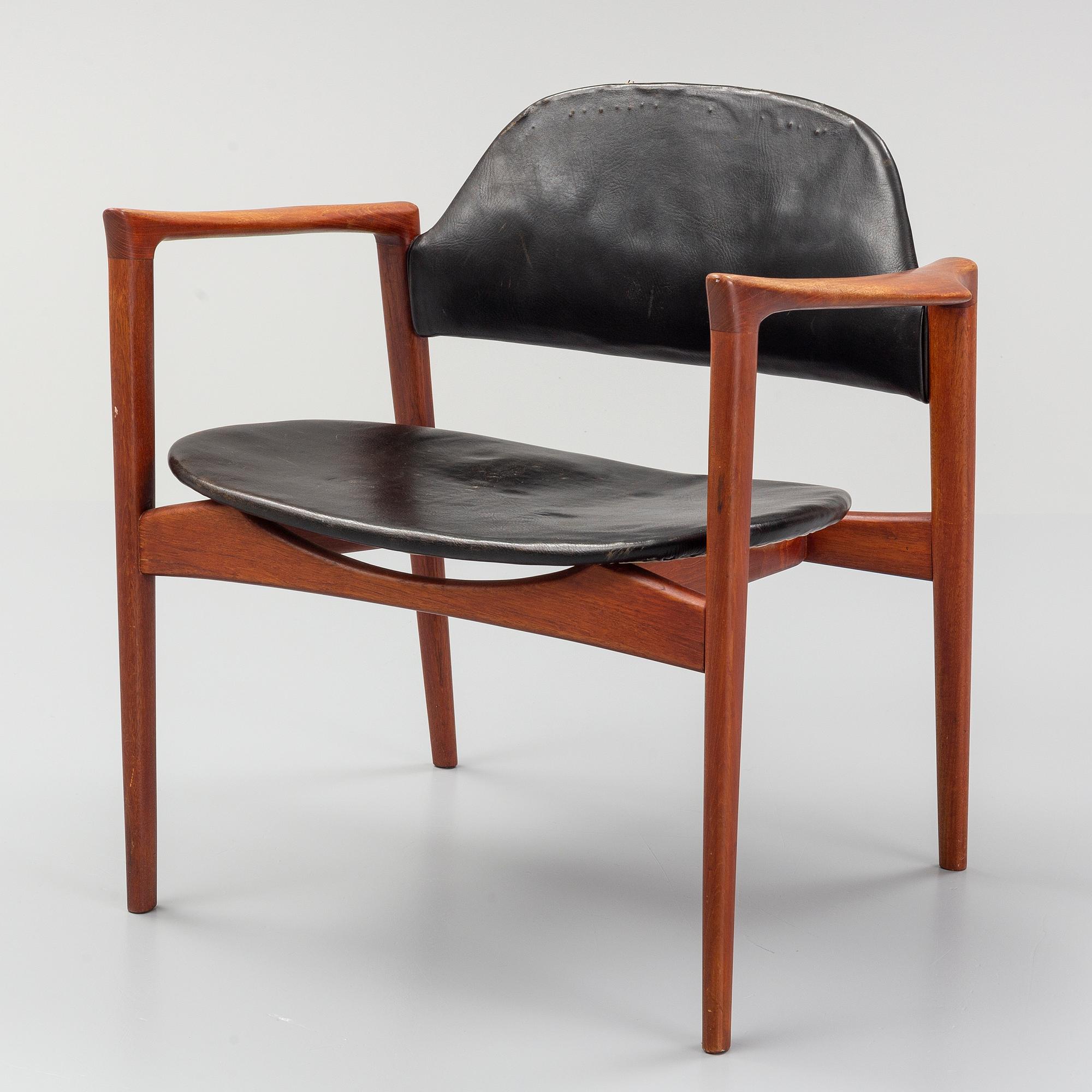 Ib Kofod-Larsen, fåtölj, "Bo", Olof Persson möbler Jönköping, 1950/60-tal.