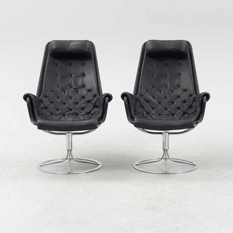 Bruno Mathsson, a pair of 'Jetson' lounge chairs, Dux, Sweden.