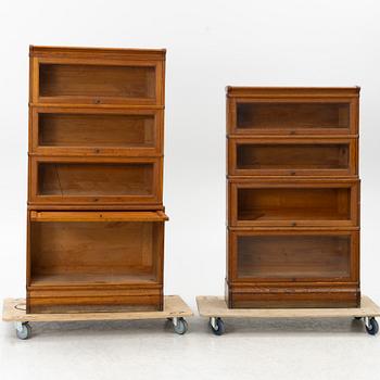Two book cabinets, 20th century.