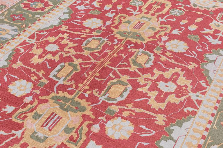 Matta, turkisk slätväv, ca 365 x 282 cm.
