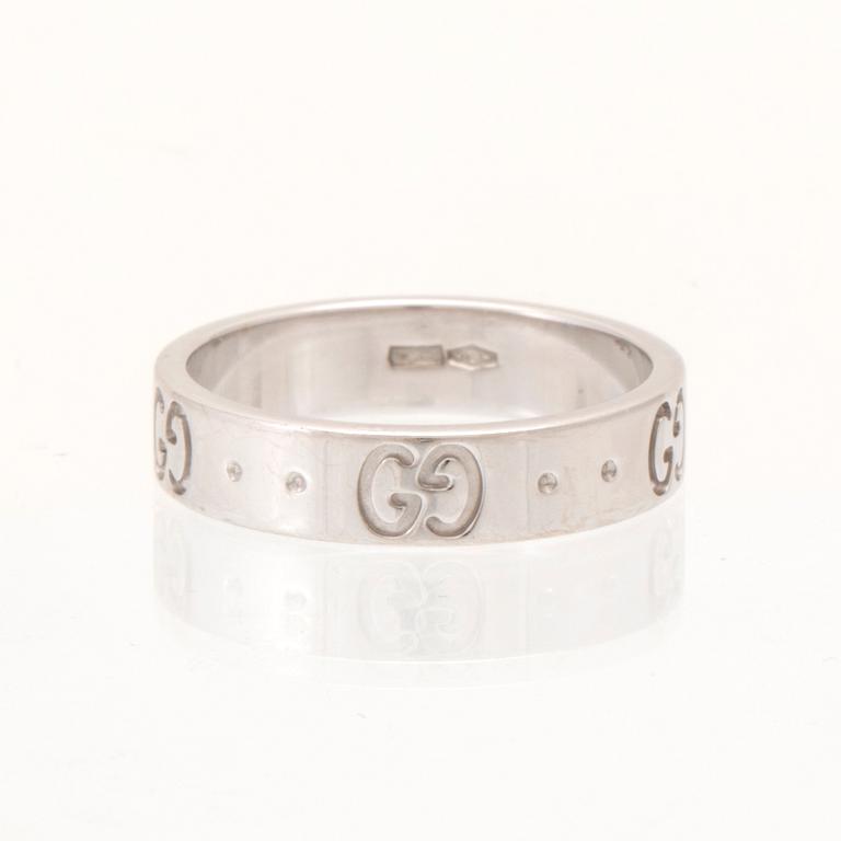 Gucci, ring "Gucci Icon" 18K white gold.