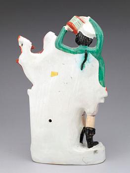 FIGURINER, keramik, Staffordshire, sent 1800-tal.