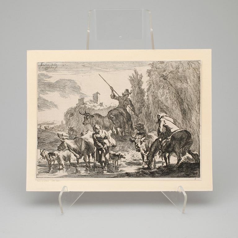 GRAFISKA BLAD. 4st, 16/1700-tal.