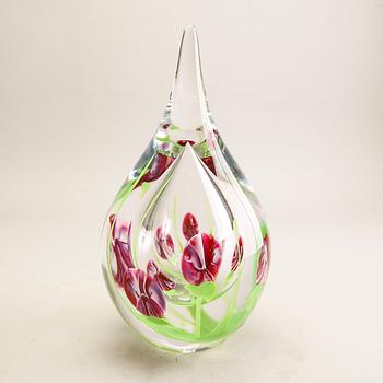 Elna Melusine Jolom, a signed glass sculpture Österlens Glashytta.