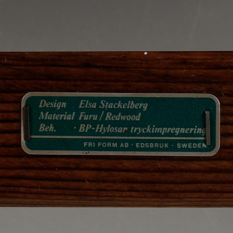 TRÄDGÅRDSGRUPP, 4 delar, Elsa Stackelberg, Fri form, 1900-talets andra hälft.