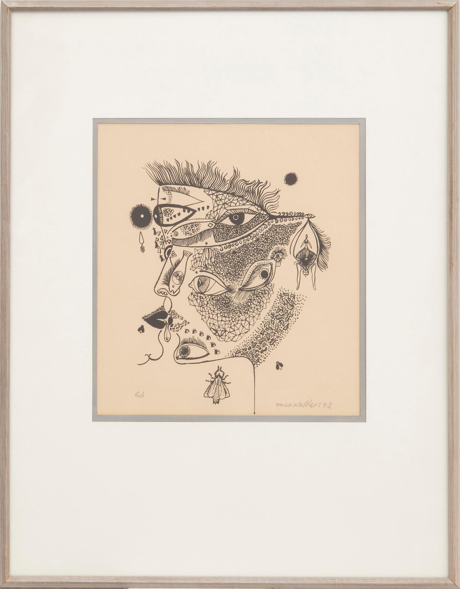 Max Walter Svanberg, offset, one dated 48.