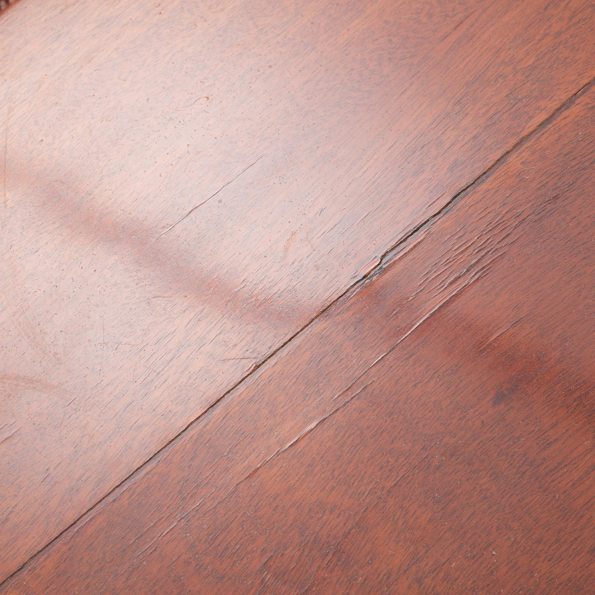 A mahogany side table, 19th century.