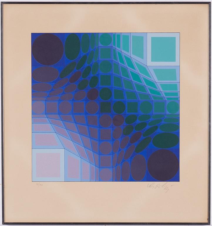 Victor Vasarely, "Del-kelet".