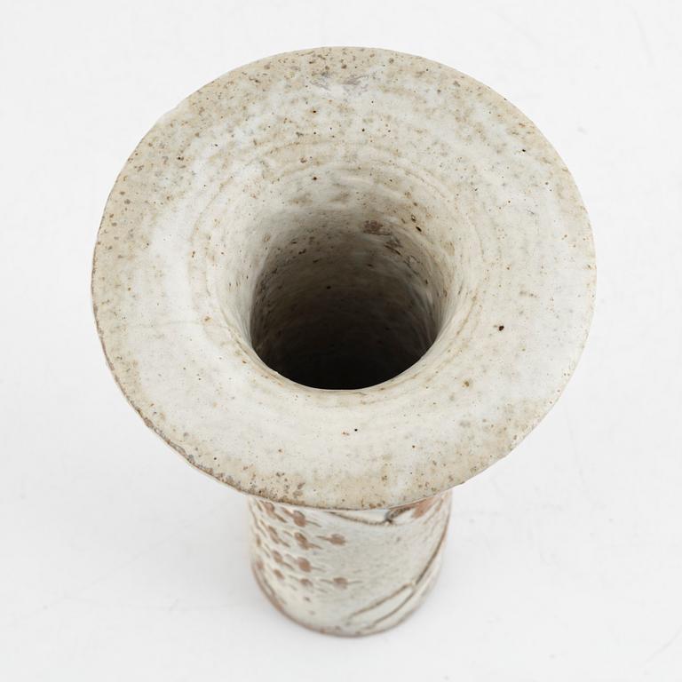 Lisa Larson, a unique stoneware vase, dated 1989.