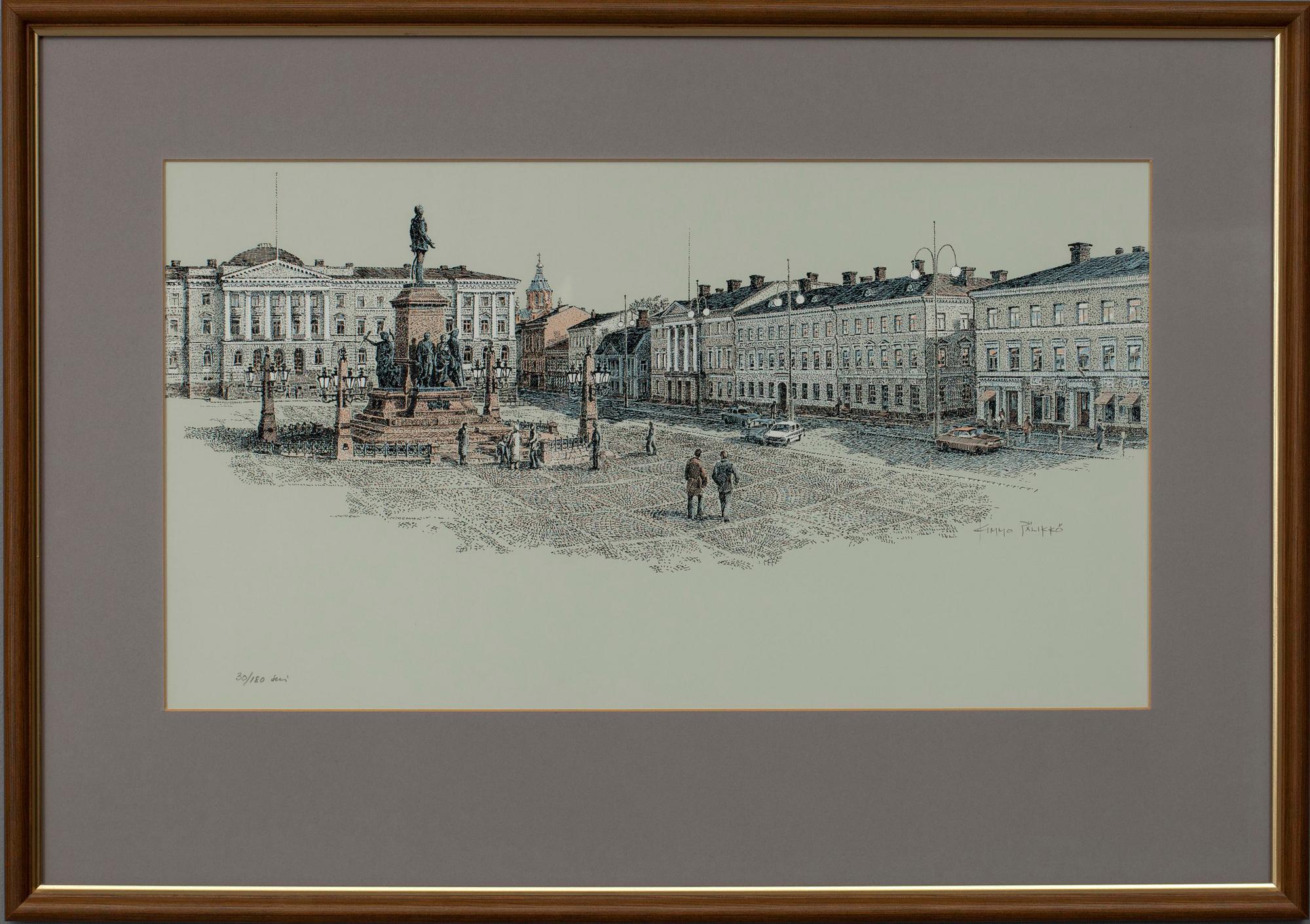 KIMMO PÄLIKKÖ, litografi, 30/180, sign.