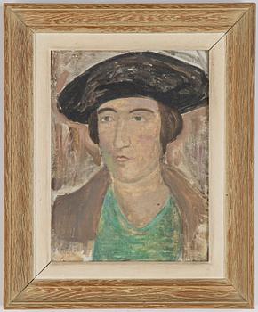 Olof Ågren, mixed media on paper, signed.