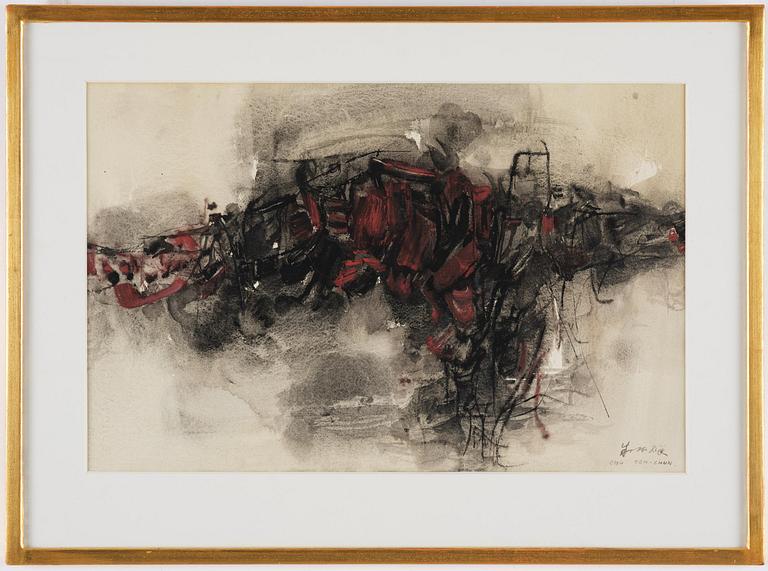 Chu Teh-Chun, "Composition No. 121".