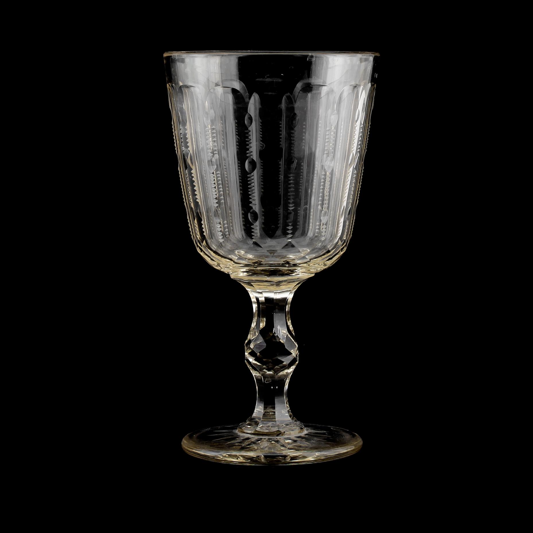 POKALGLAS, 1800-talets mitt.