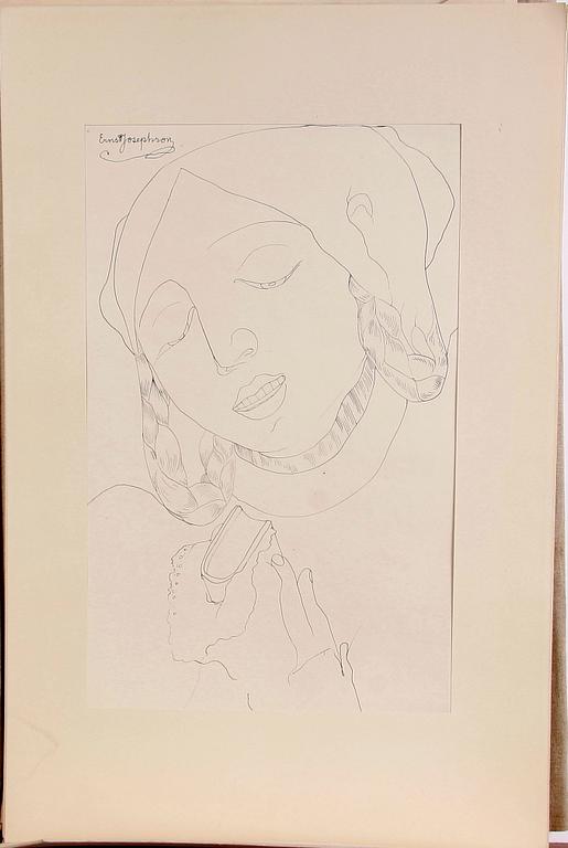 JOSEPHSON, ERNST, tryck, "Teckningar".