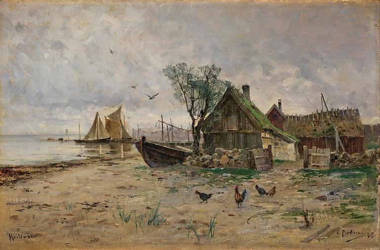 Carl Flodman, Motif from Hvitemölle.