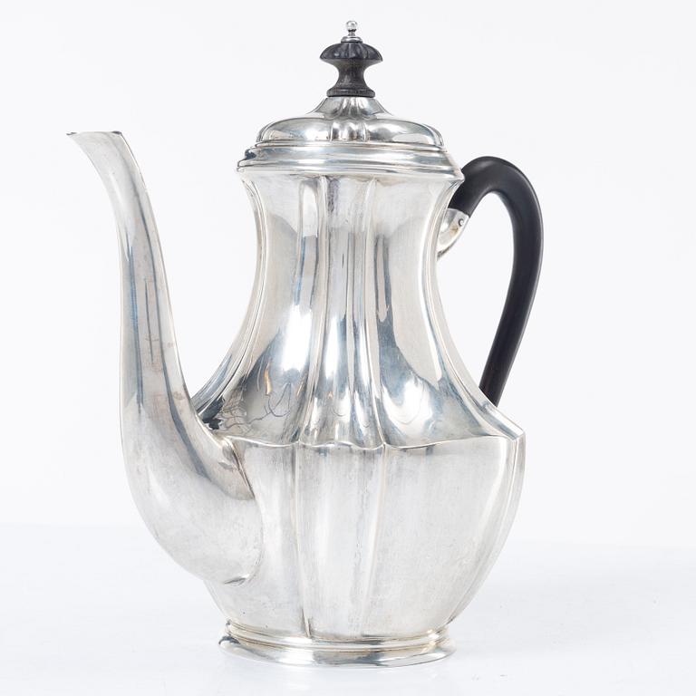 Coffee pot, silver, 1919.