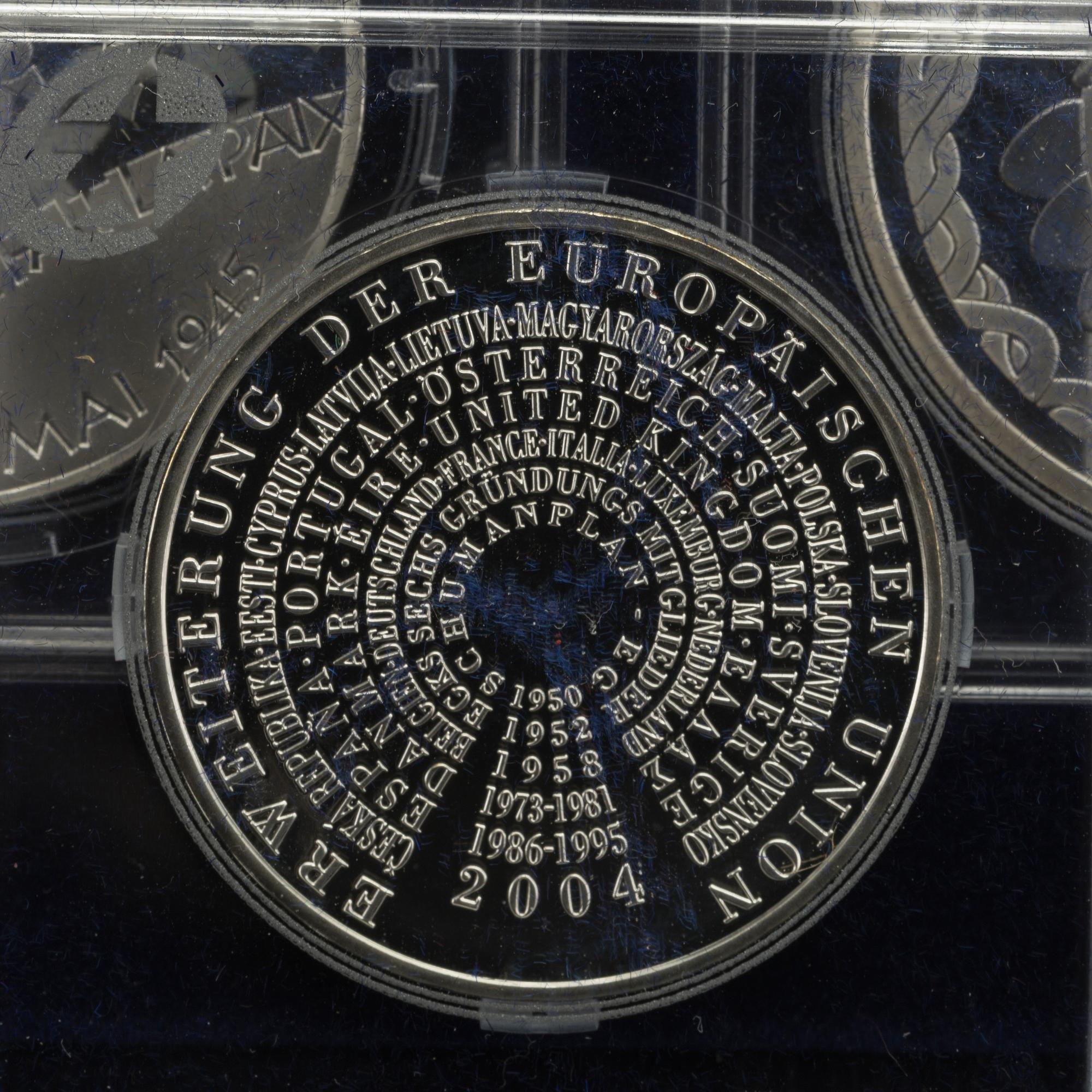 MINNESMYNT, 12, st, silver "Europa" Officiella Europamynt.