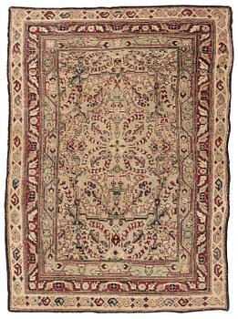 439. An antique Agra rug, Northern India, c.   200 x 143 cm.