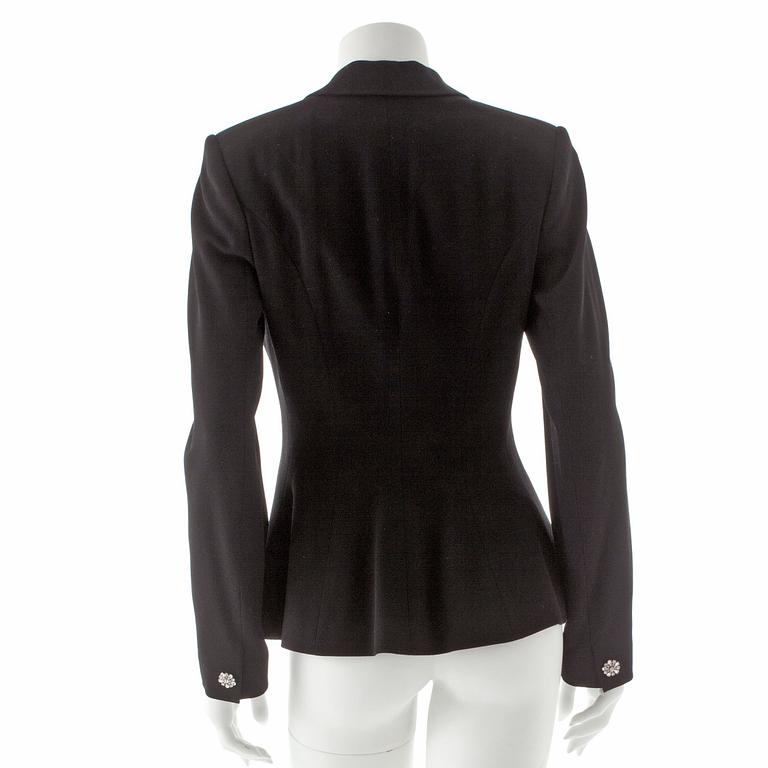 RALPH LAUREN, a black wool jacket.