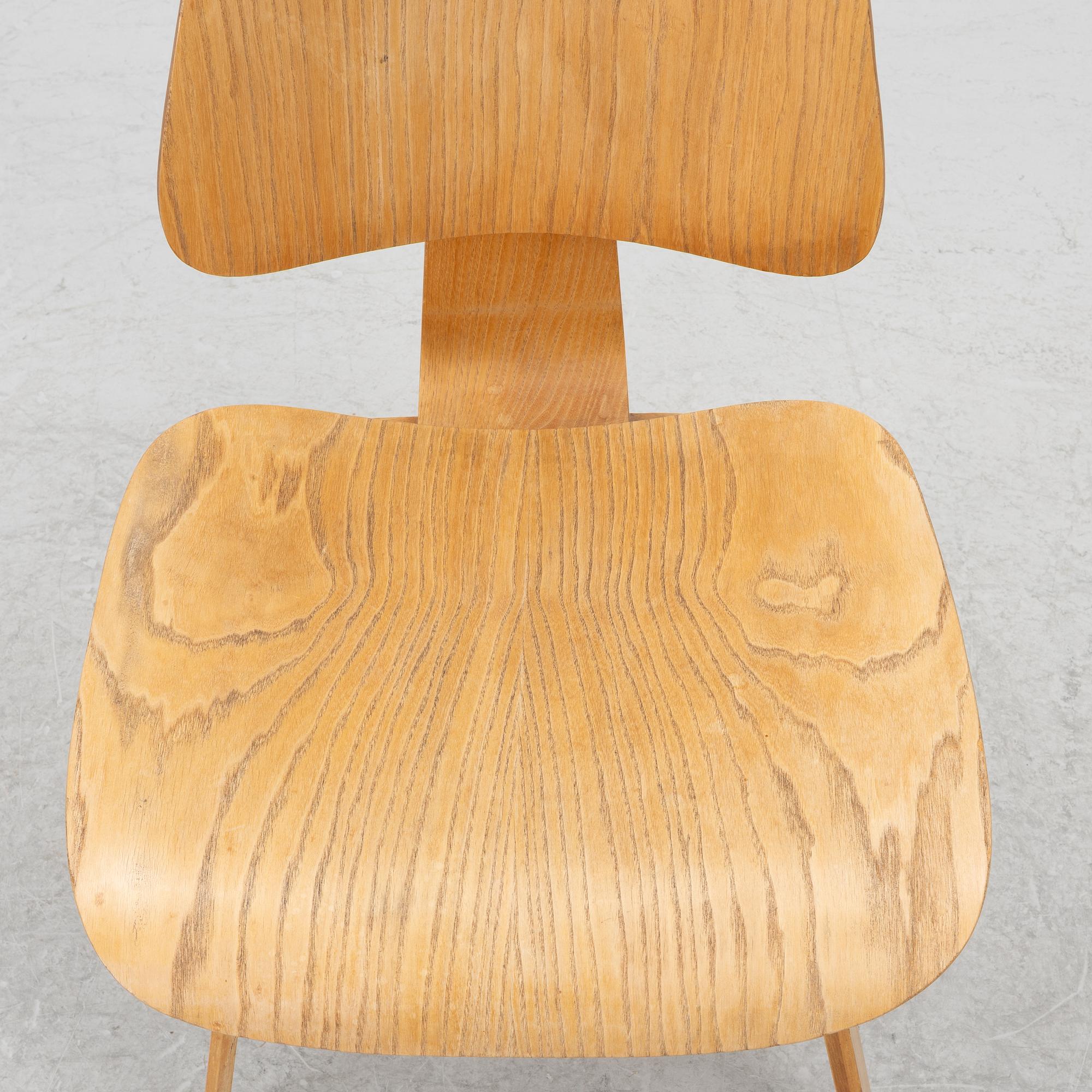 Charles & Ray Eames, stol, "DCW”, USA, sannolik 1950/60-tal.