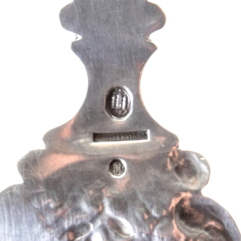 A Hallberstadt smulspade, silver, Danmark 1908.