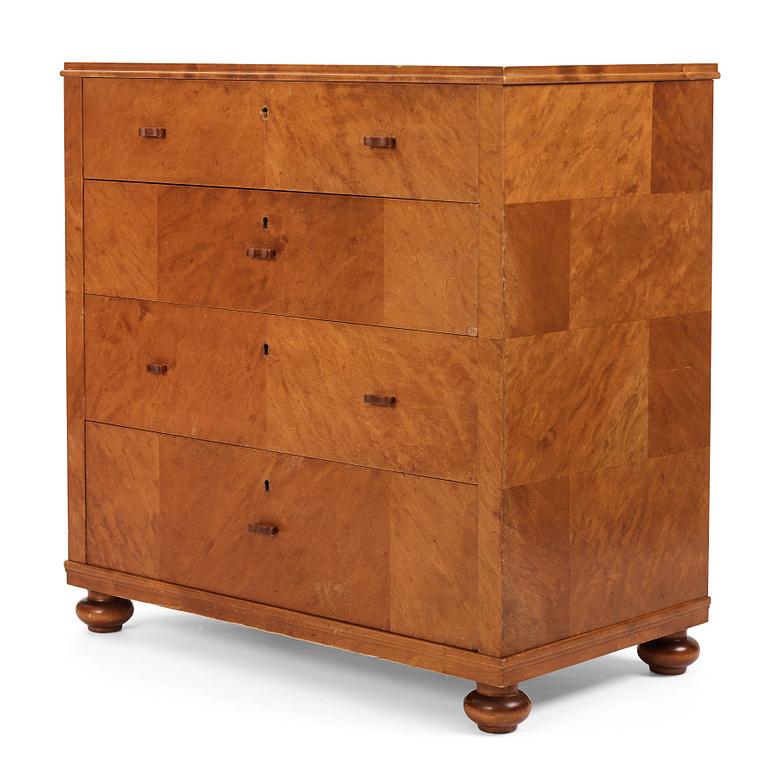 Carl Malmsten, a chest of drawers, model 'Haga', Nordiska Kompaniet, 1929.