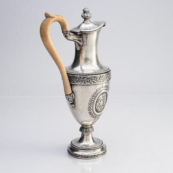 An Austrian silver Wine decanter, unidentified maker's mark, Vienne 1794.